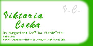 viktoria cseka business card